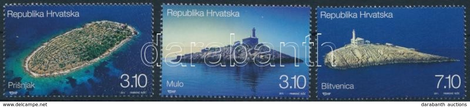 ** 2011 Világítótornyok Sor,
Lighthouses Set
Mi 1006-1008 - Autres & Non Classés