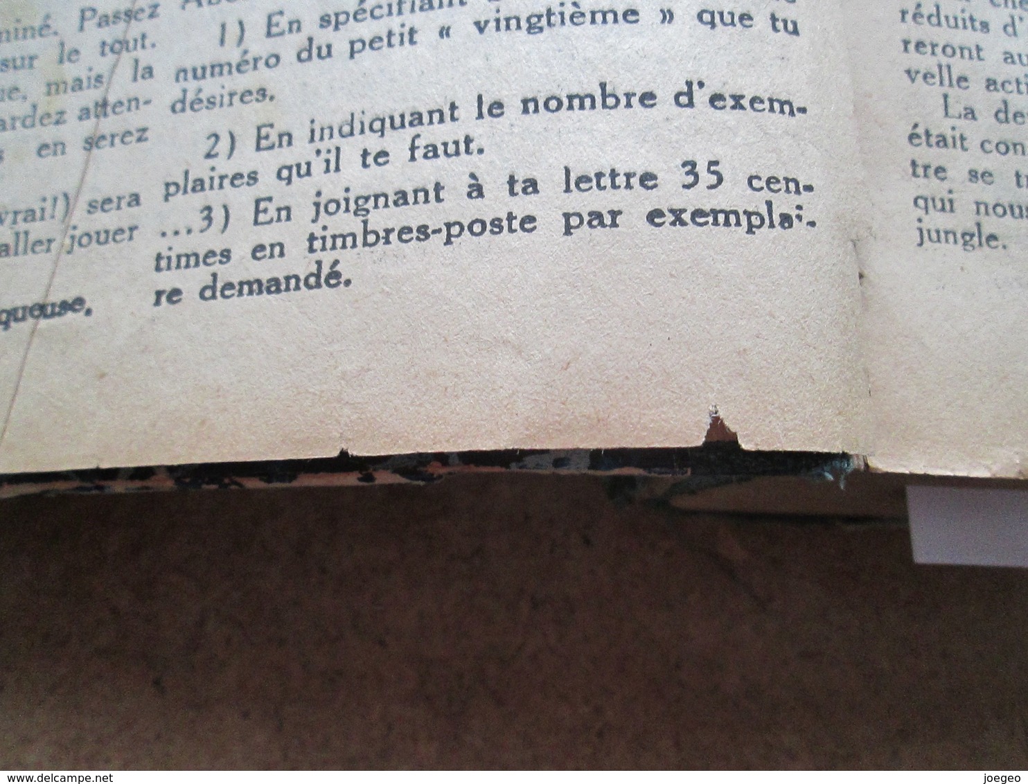 Reliure des Petit vingtième de l'année 1936 en reliure amateurs / Etat - tout les défauts ont leurs scans