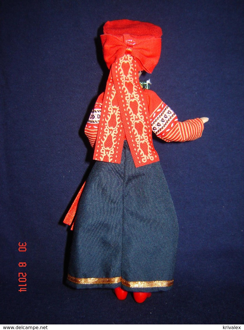 Porcelain Doll In Cloth Dress -Vladimir - City  Province - Russian Federation - Dolls