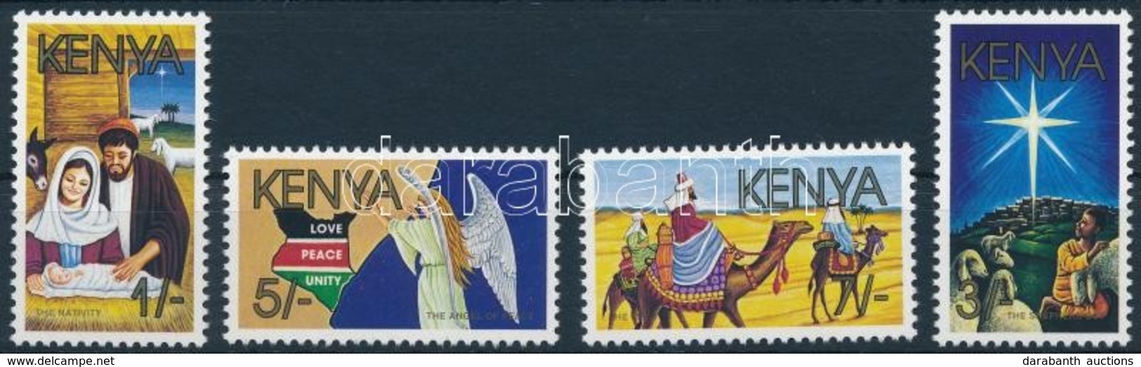 ** 1986 Karácsony Sor,
Christmas Set
Mi 379-382 - Sonstige & Ohne Zuordnung