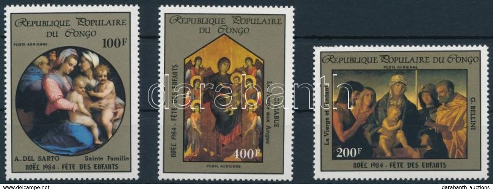 ** 1985 Karácsony, Festmények Sor,
Christmas, Paintings Set
Mi 986-988 - Sonstige & Ohne Zuordnung