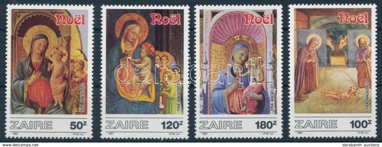 ** 1987 Karácsony, Festmények Sor,
Christmas, Paintings Set
Mi 945-948 - Sonstige & Ohne Zuordnung