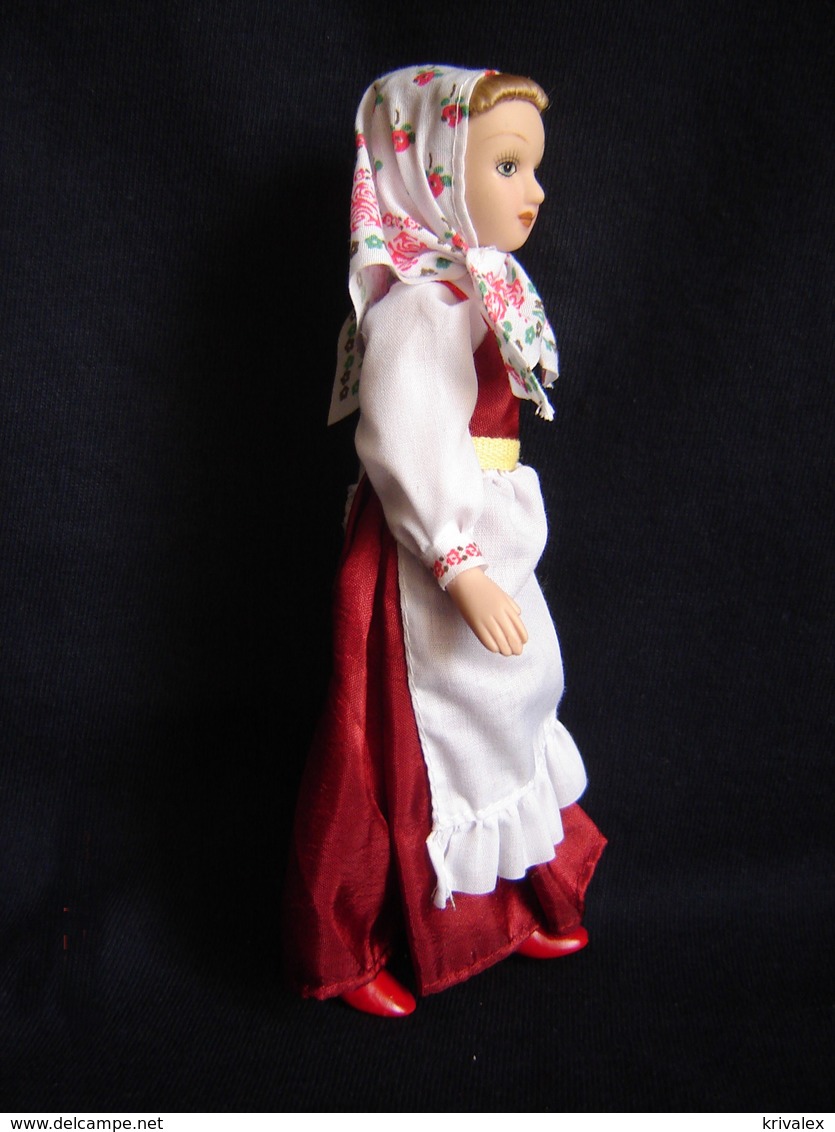 Porcelain Doll In Cloth Dress Vologda City Province -  Russian Federation - Dolls