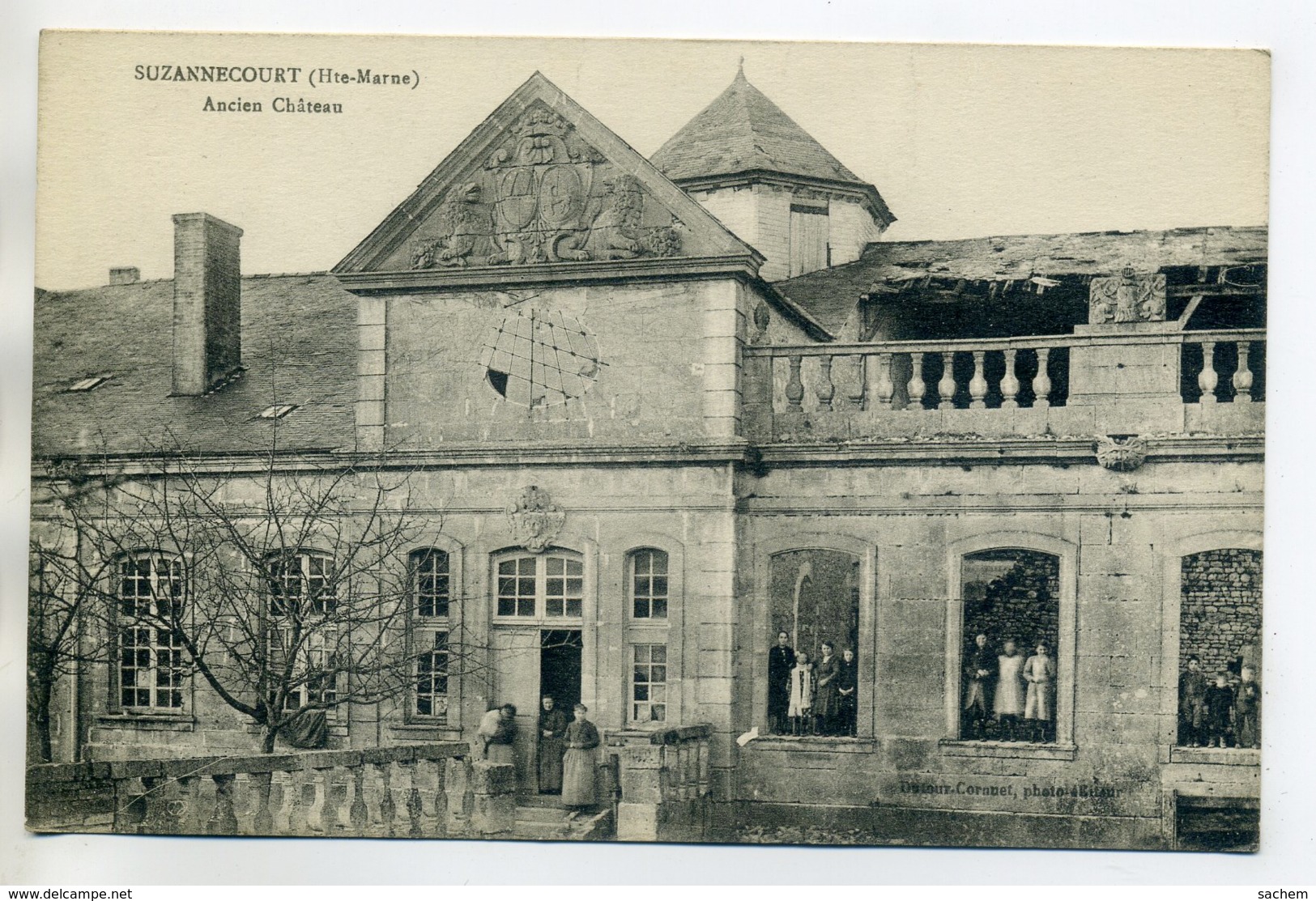 52 SUZANNECOURT   Edit Dutour Cornuet -  Domestiques Et Villageois Ancien Chateau   écrite 1917 Longuement  /D20-2017 - Autres & Non Classés