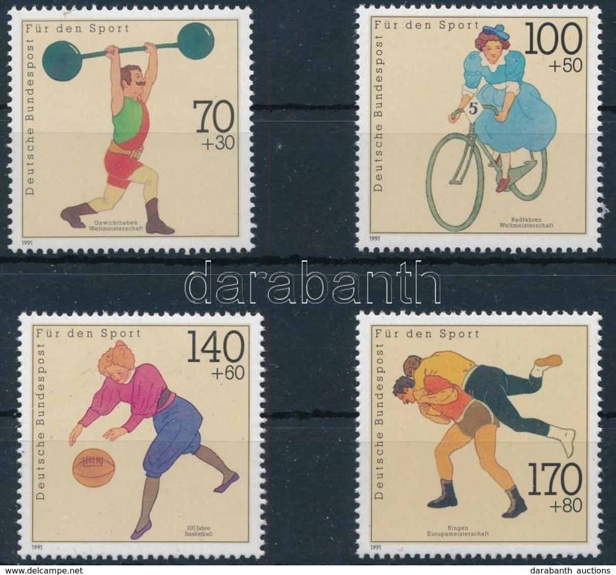 ** 1991 Sporthilfe Sor,
Sporthilfe Set
Mi 1499-1502 - Sonstige & Ohne Zuordnung