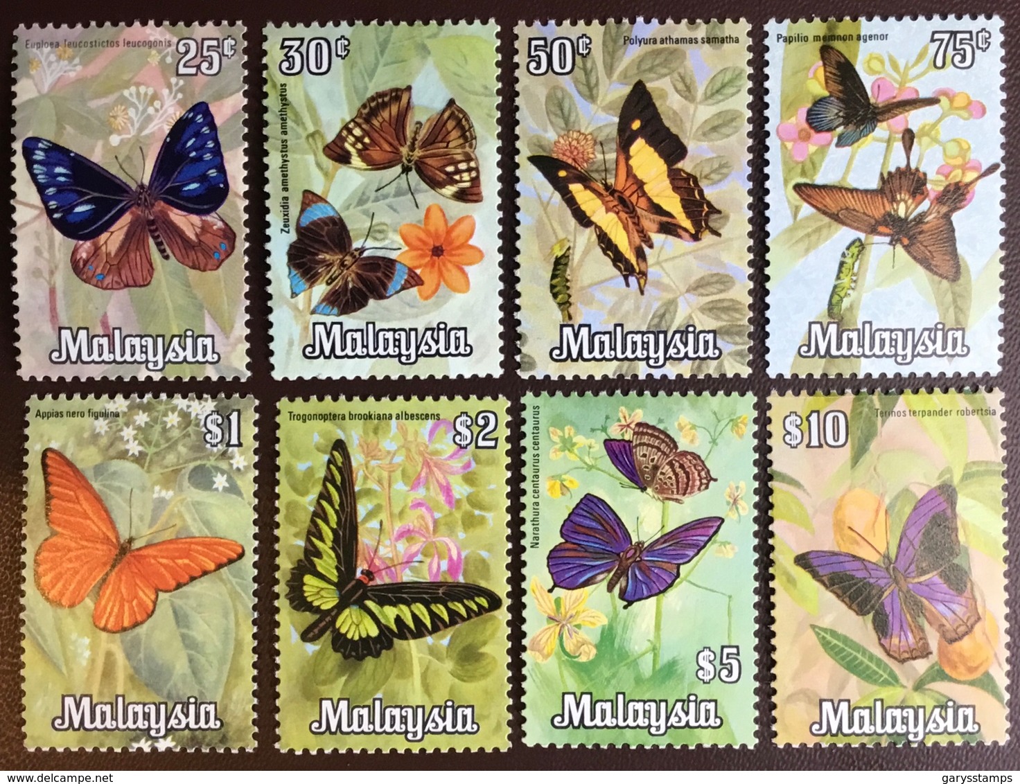 Malaysia 1970 Butterflies Set MNH - Schmetterlinge