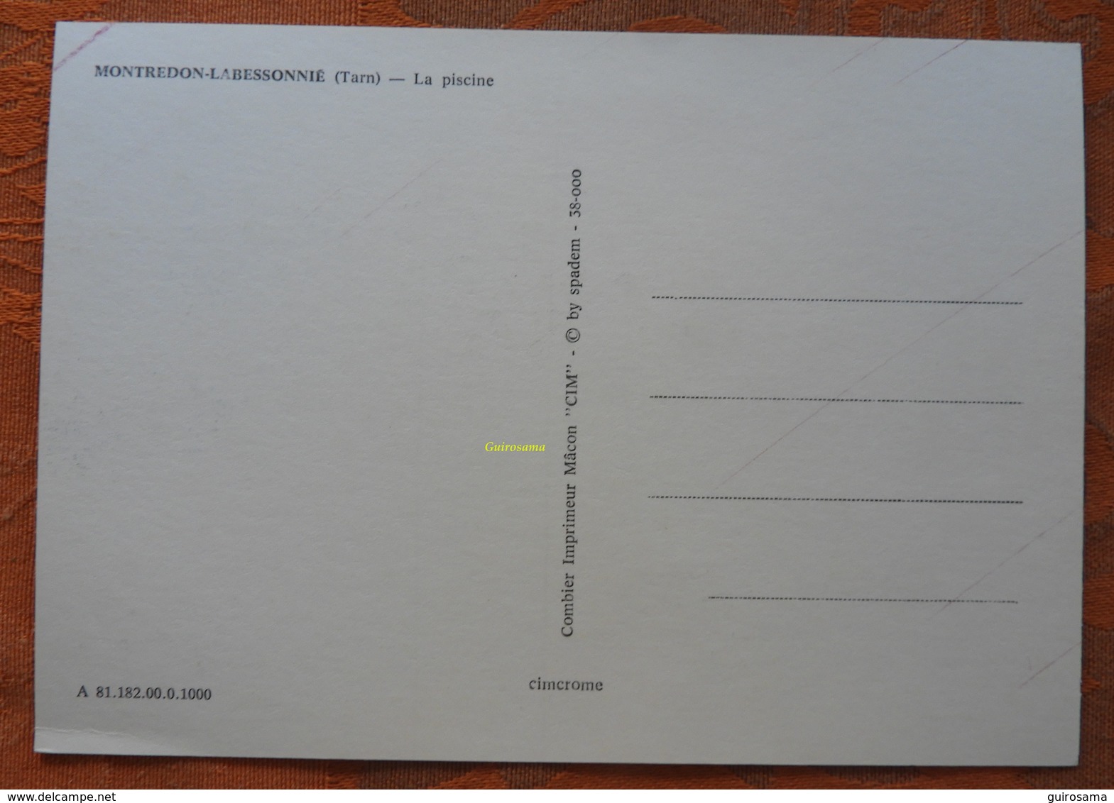 Montredon-Labessonié (Tarn) : La Piscine - Années 80 - Kunst- Und Turmspringen