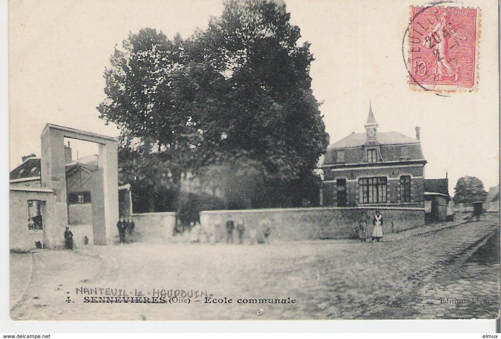 SENNEVIERES. CP Ecole Communale - Other & Unclassified