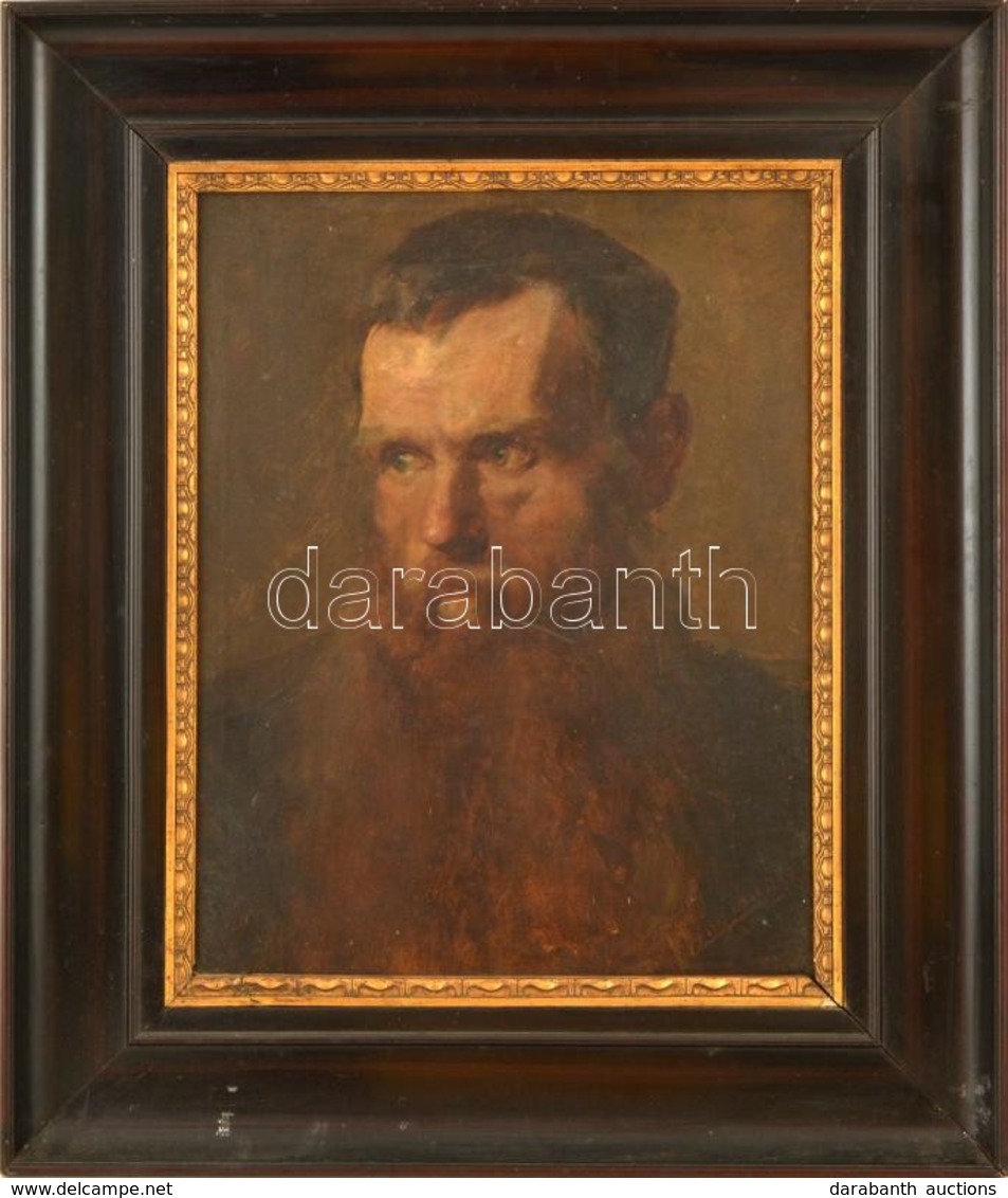 Zilzer Antal (1860-1921): Férfi Portré. Olaj, Vászon, Jelzett,  52×41 Cm - Sonstige & Ohne Zuordnung