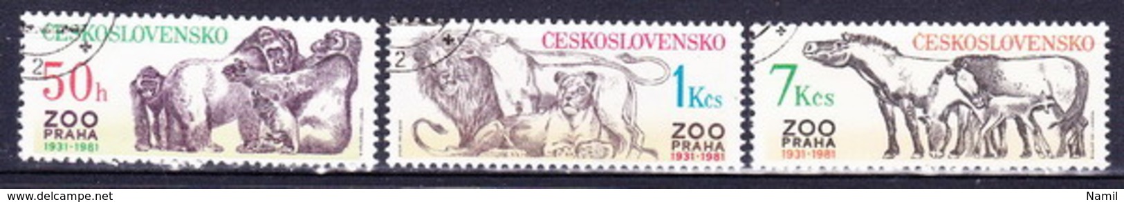 Tchécoslovaquie 1981 Mi 2635-7 (Yv 2458-60), Obliteré - Used Stamps