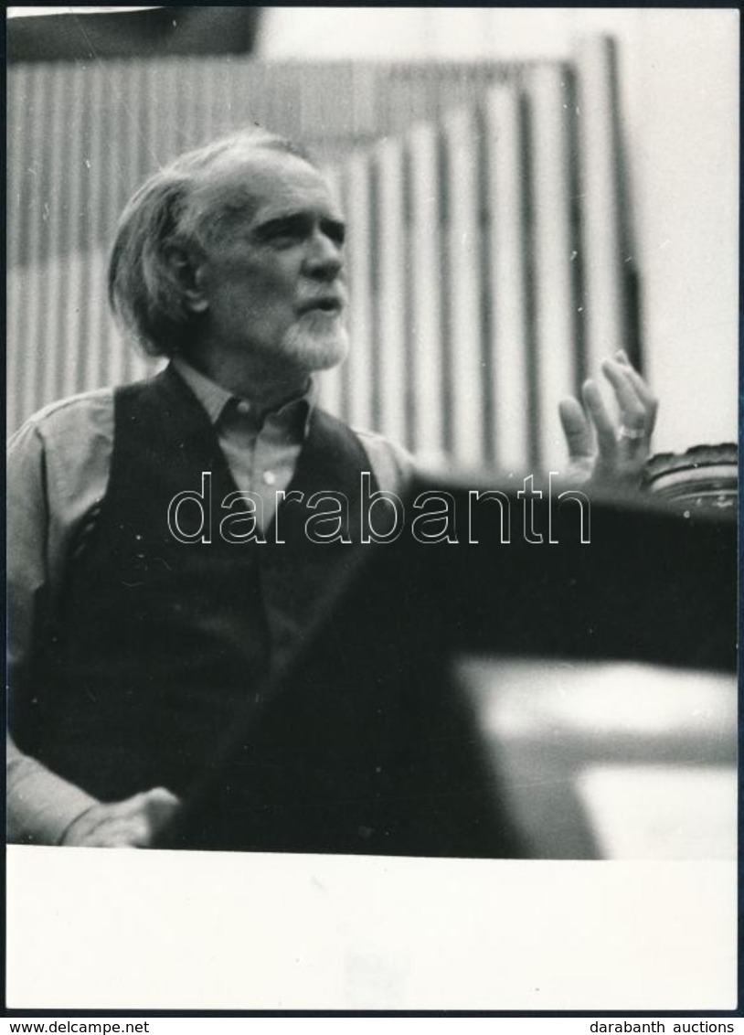 1960 Kodály Zoltán (1882-1967) Zeneszerzőről Készített Publikált Fotó, 18×13 Cm - Sonstige & Ohne Zuordnung