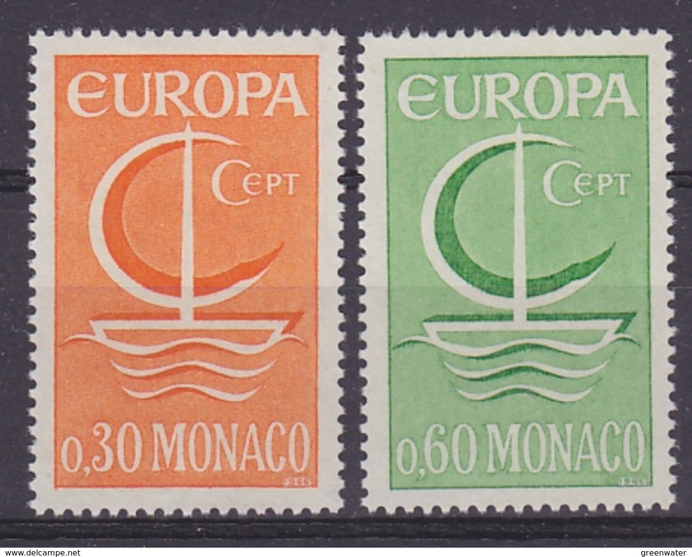 Europa Cept 1966 Monaco 2v ** Mnh (45905) Promotion - 1966