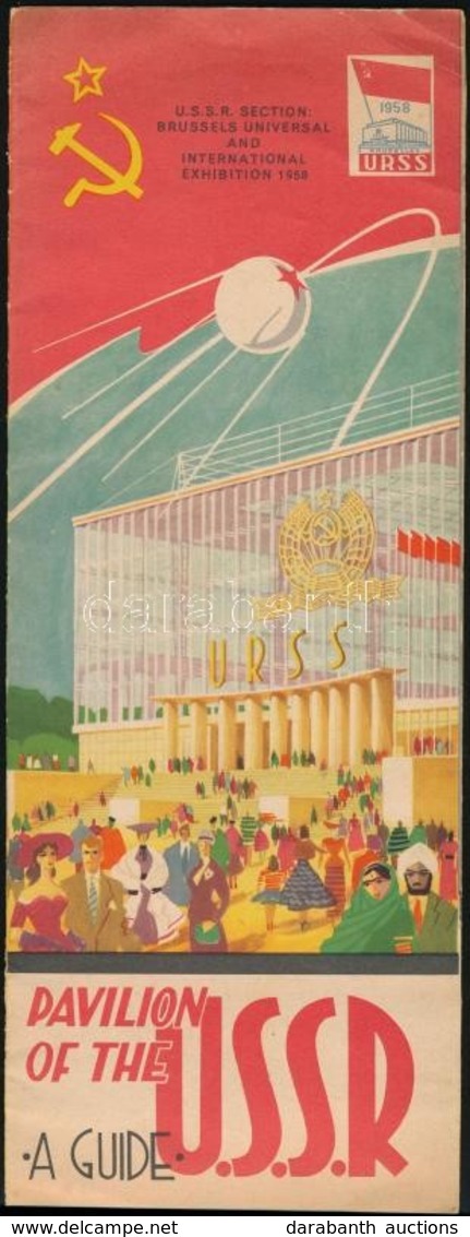 1958 A Szovjet Pavilon A Brüsszeli Világkiállításon. Propaganda Kiadvány. 29 Cm - Ohne Zuordnung