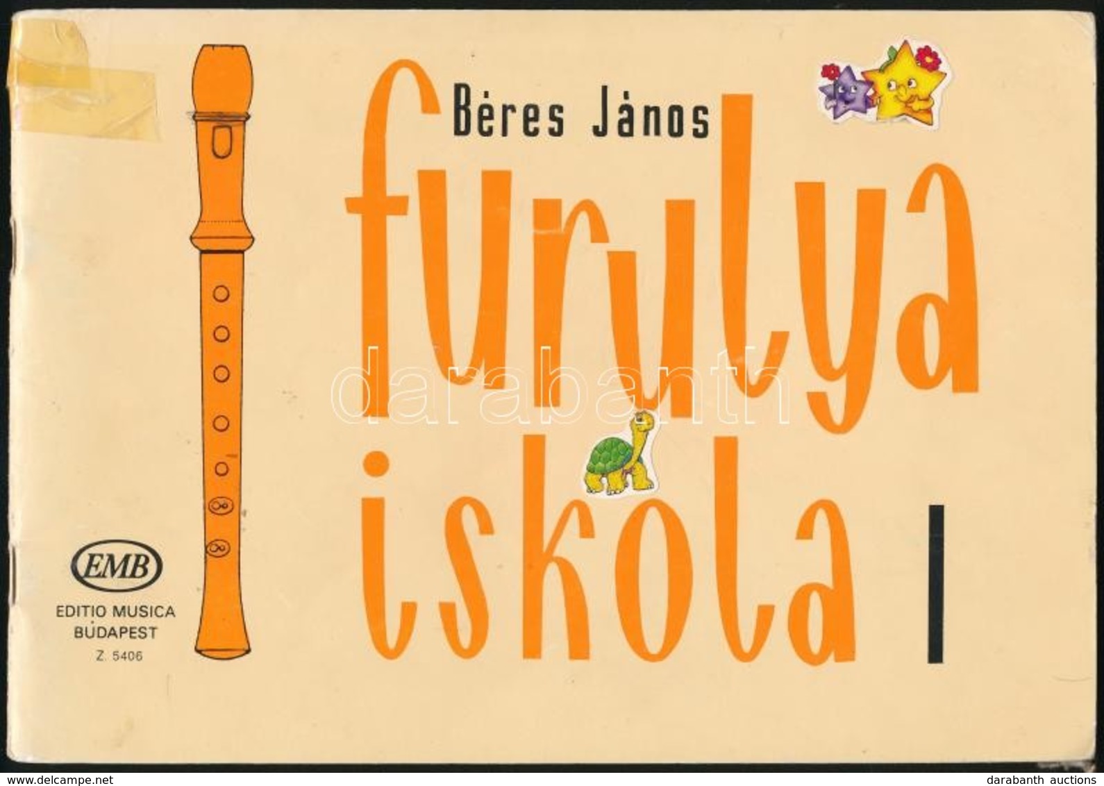 Béres János: Furulya Iskola I-II. Bp., 1996., Editio Musica. - Sonstige & Ohne Zuordnung