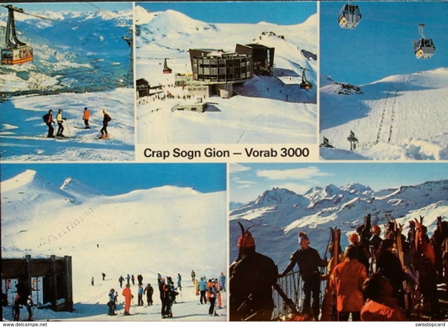 FLIMS LAAX FALERA Crap Sogn Gion Wintersport Ski Vorab 3000 Skilift Luftseilbahn Gondelbahn - Falera