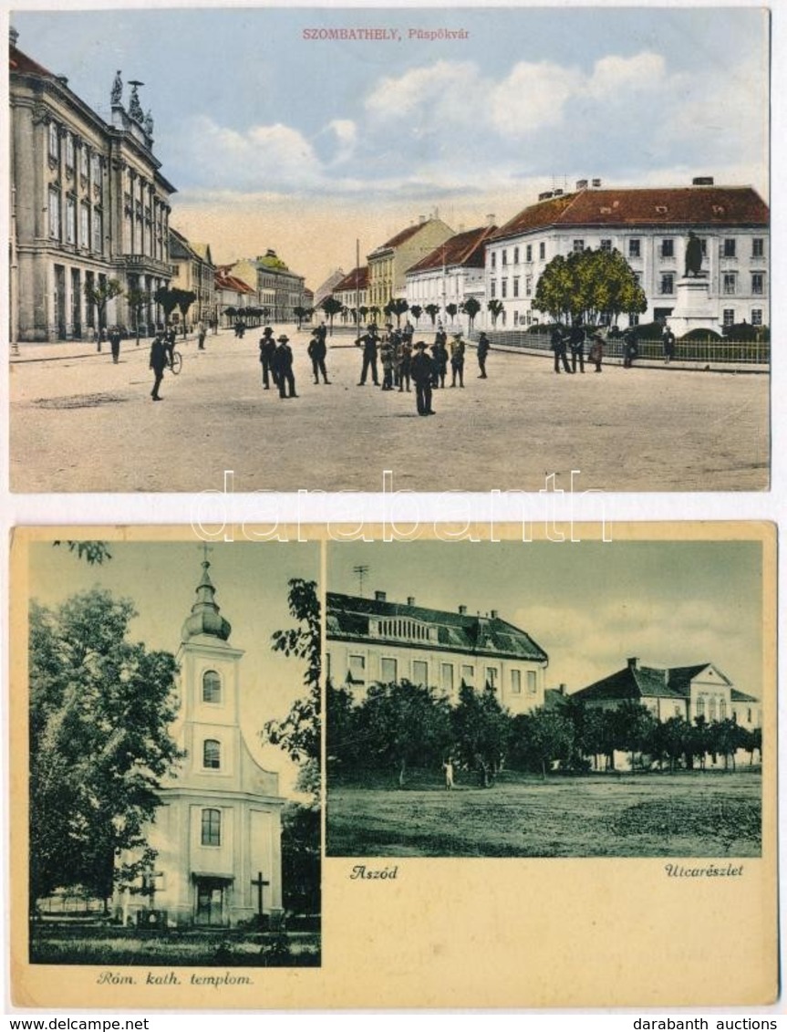 ** * 12 Db RÉGI Magyar Városképes Lap, Vegyes Minőség / 12 Pre-1945 Hungarian Town-view Postcards - Non Classés