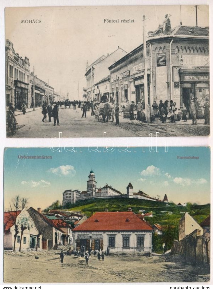 ** * 12 Db RÉGI Magyar Városképes Lap, Vegyes Minőség / 12 Pre-1945 Hungarian Town-view Postcards, Mixed Quality - Ohne Zuordnung