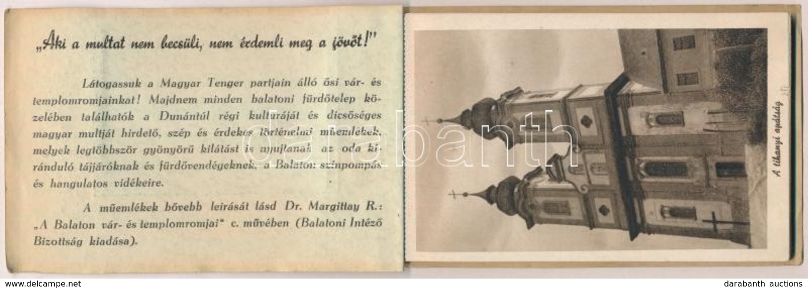 ** Dr. Margittay Richárd: A Balatonvidék Történelmi Műemlékei; II. Sorozat - Egregy. Teljes Régi Képeslapfüzet 12 Db Kép - Ohne Zuordnung