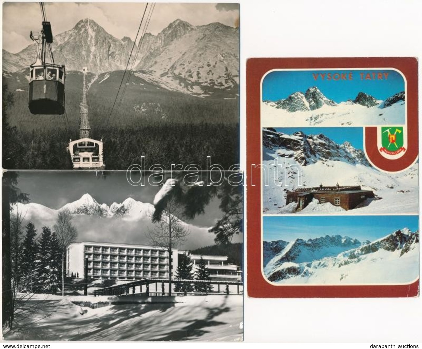 ** * 28 Db MODERN Magas-Tátra Képeslap, 2 Nagyalakú Lappal / 28 Modern Vysoké Tatry (High Tatras) Postcards With 2 Big S - Ohne Zuordnung