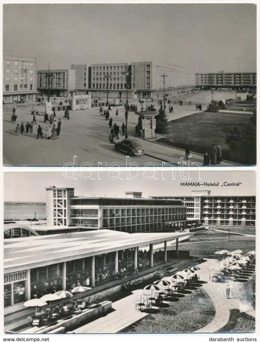 ** * 20 Db MODERN Román Városképes Lap Az 1960-as évektől + 1 Leporello / 20 Modern Romanian Town-view Postcards From 19 - Zonder Classificatie
