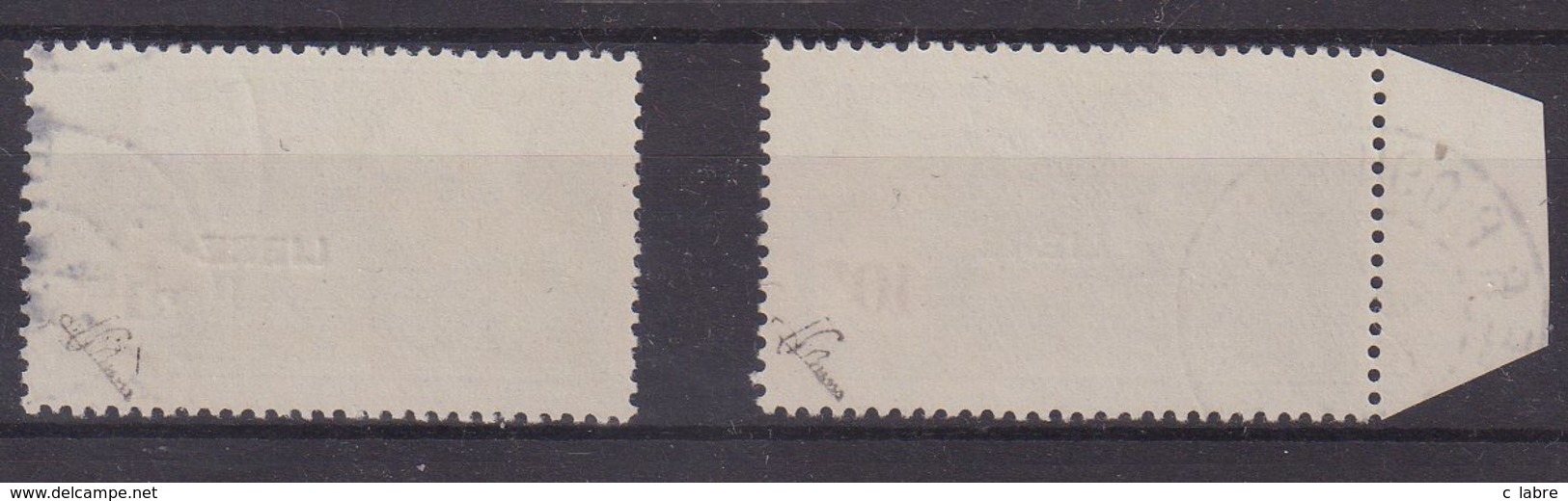 AEF : N° 124 , N° 125 . OBL . SIGNE BRUN . TB . 1940 . - Used Stamps
