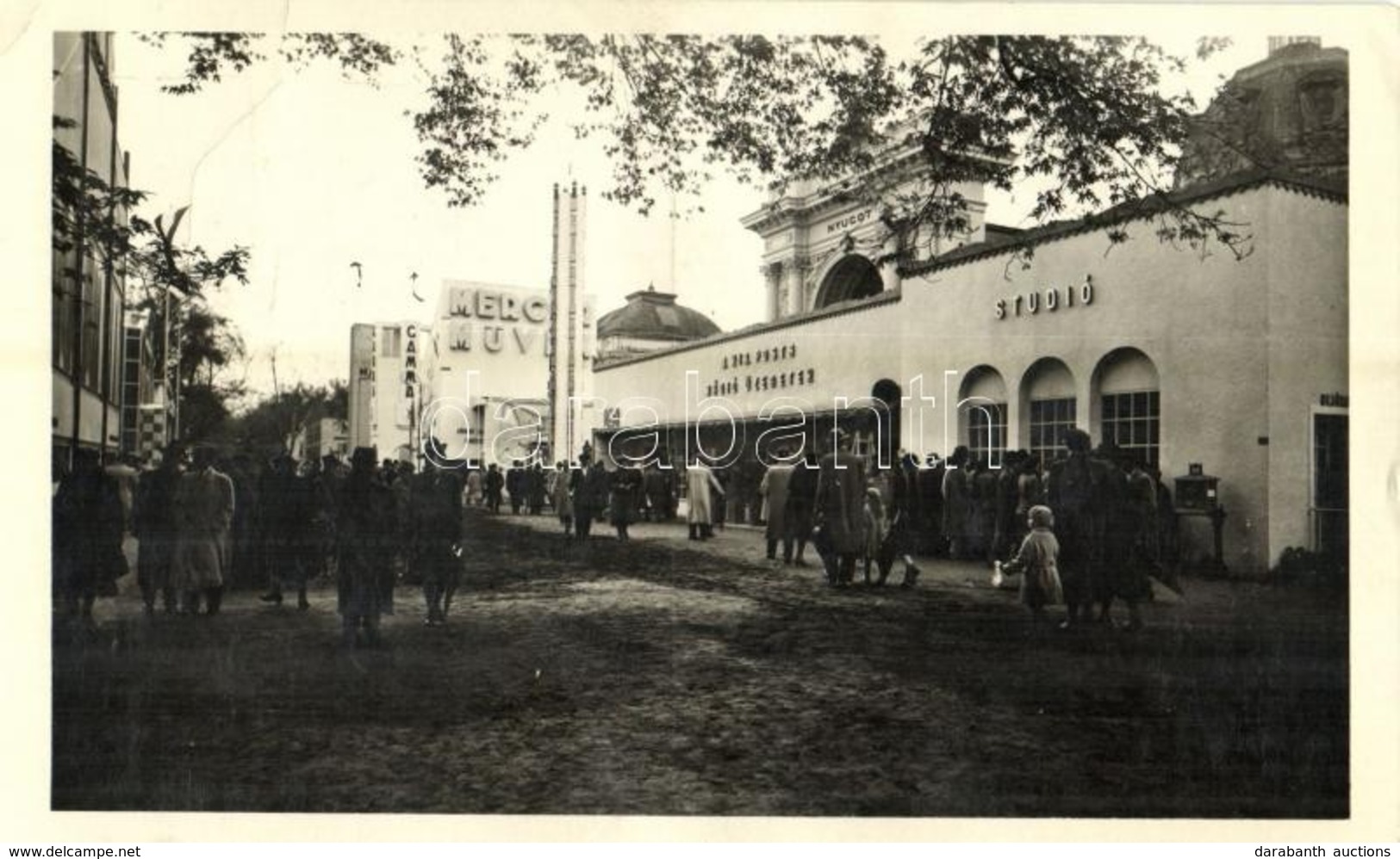 T2/T3 1941 Budapest, Nemzetközi Vásár, Mercur Művek, Studió, Magyar Királyi Posta Rádió Üzenetek. So. Stpl (EK) - Ohne Zuordnung