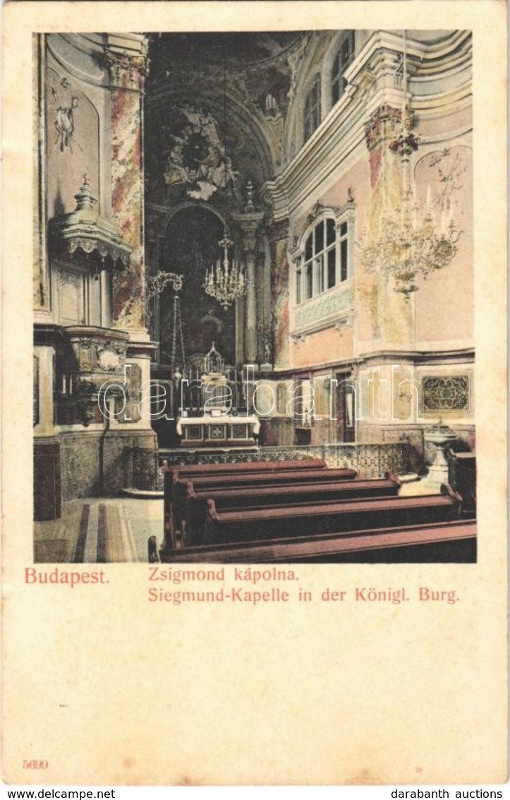 ** T2 Budapest I. Zsigmond Kápolna A Várban, Belső. Taussig A. 5699. - Ohne Zuordnung