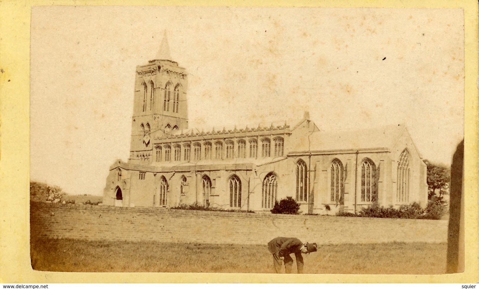 CDV, Long Sutton, Church, John B. Starbuck - Old (before 1900)