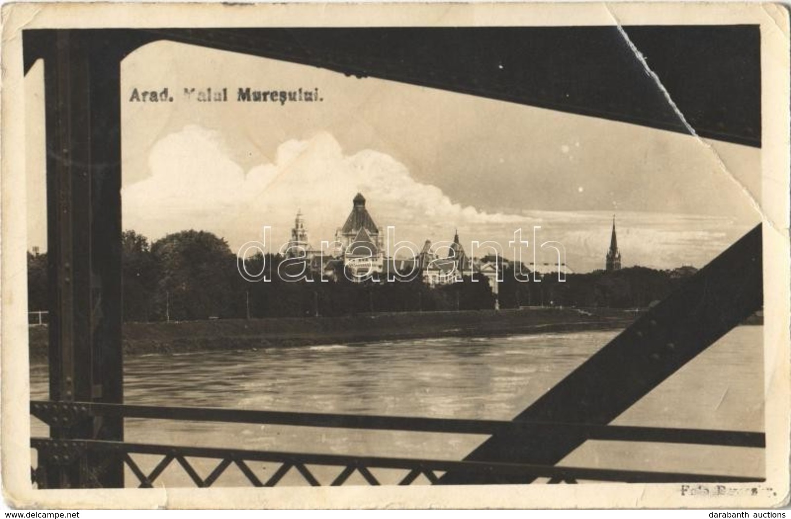 * T3 1921 Arad, Malul Muresului / Maros-part / Riverbank, Photo (EB) - Non Classés