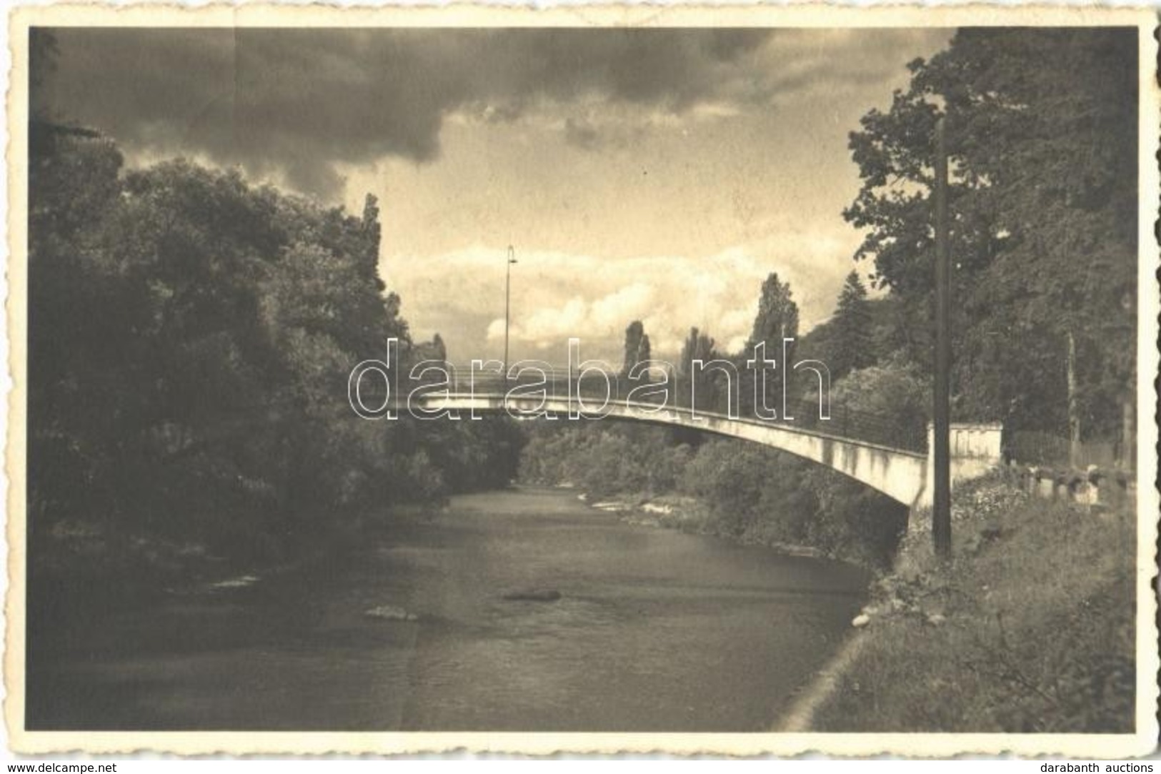 * T2/T3 Beszterce, Bistritz, Bistrita; Kainzel Híd / Bridge, Photo (Rb) - Non Classés