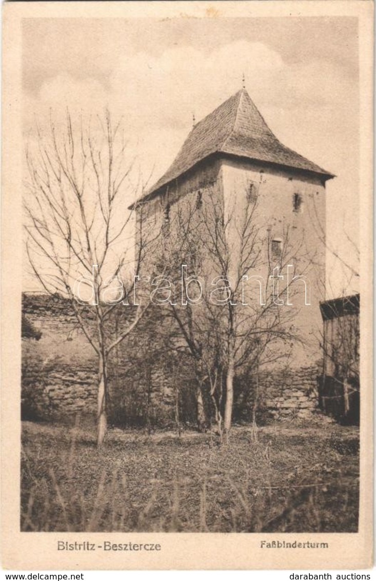 ** T1 Beszterce, Bistritz, Bistrita; Fassbinderturm / Bognár-torony / Tower - Ohne Zuordnung