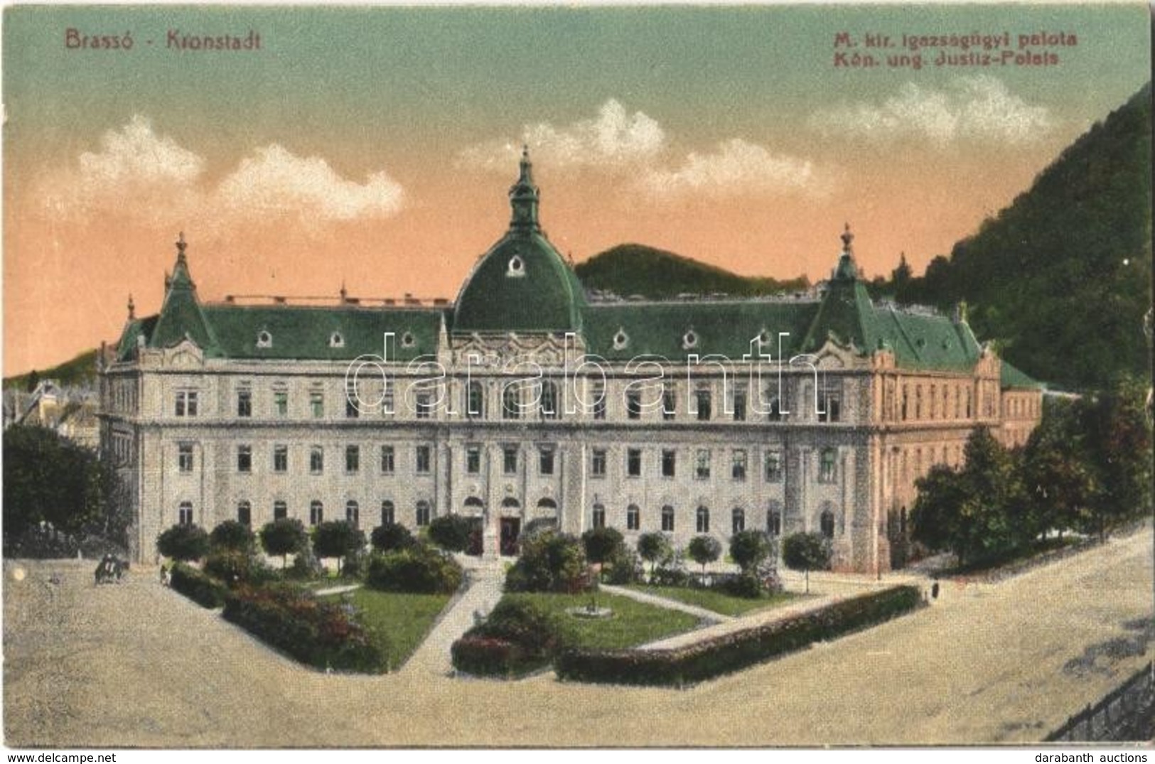 ** T2 Brassó, Kronstadt, Brasov; M. Kir. Igazságügyi Palota / Palace Of Justice - Ohne Zuordnung