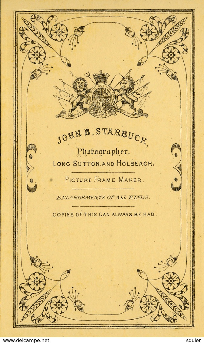 CDV, Long Sutton, Church, St.Mary,View From Distance, John B. Starbuck - Old (before 1900)