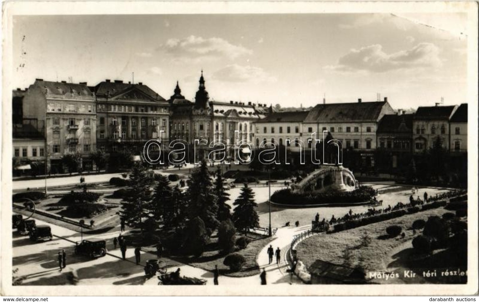 T1/T2 Kolozsvár, Cluj; Mátyás Király Tér, Gyógyszertár / Square, Pharmacy - Ohne Zuordnung