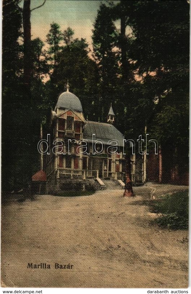 T2/T3 1911 Marilla, Marila; Bazár. Weisz Félix Kiadása / Bazaar Villa (EK) - Ohne Zuordnung