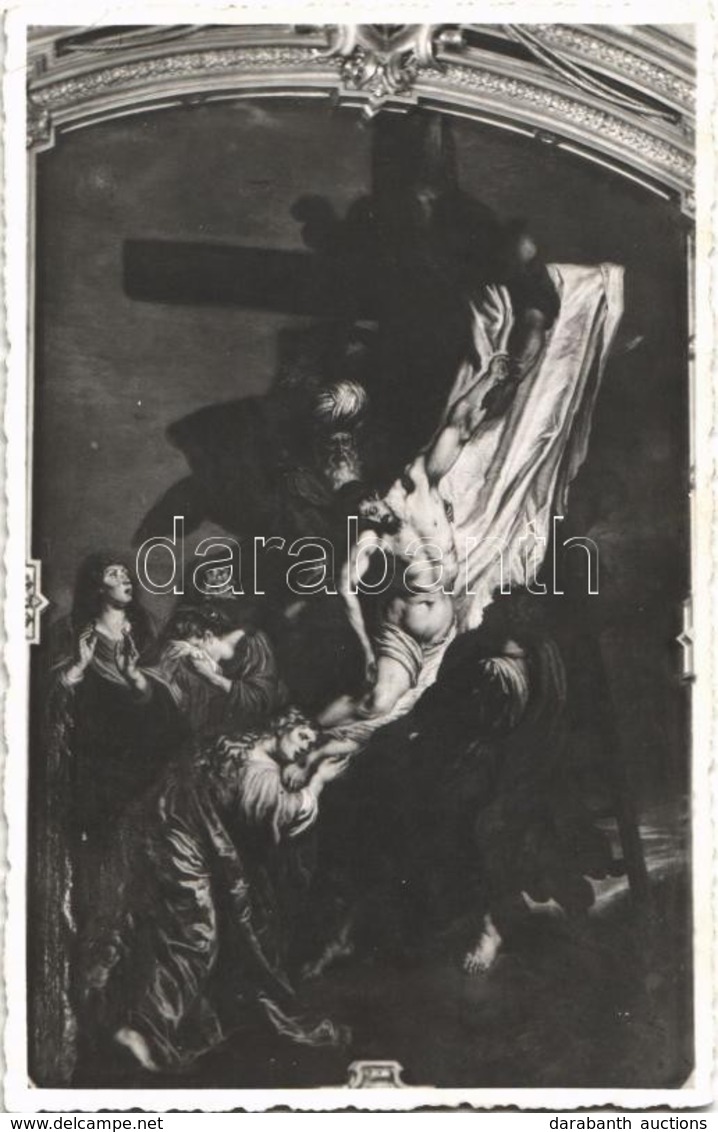 T2/T3 1941 Szamosújvár, Gherla; Rubens Kép Az örmény Katolikus Főtemplomban / Armenian Church, Interior, Rubens Painting - Ohne Zuordnung