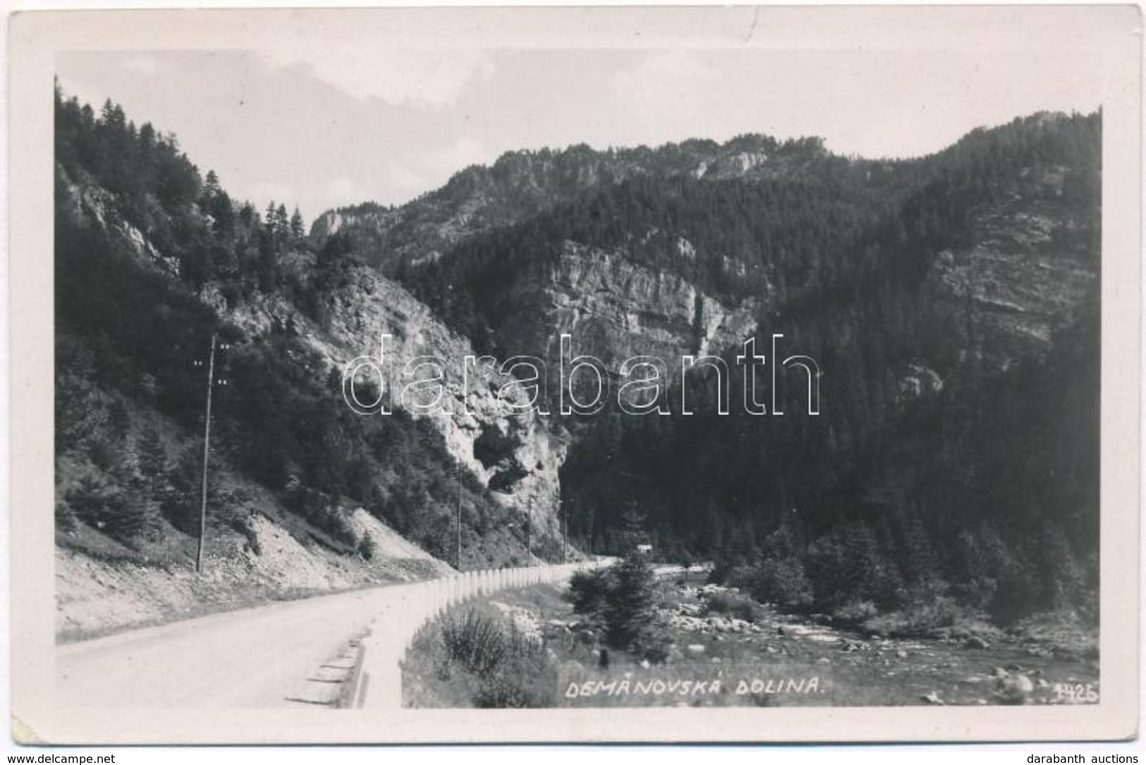 T2/T3 1934 Déményfalvi-völgy, Demanovska Dolina (Alacsony-Tátra, Nízke Tatry); Lumen Photo (kis Szakadás / Small Tear) - Sonstige & Ohne Zuordnung