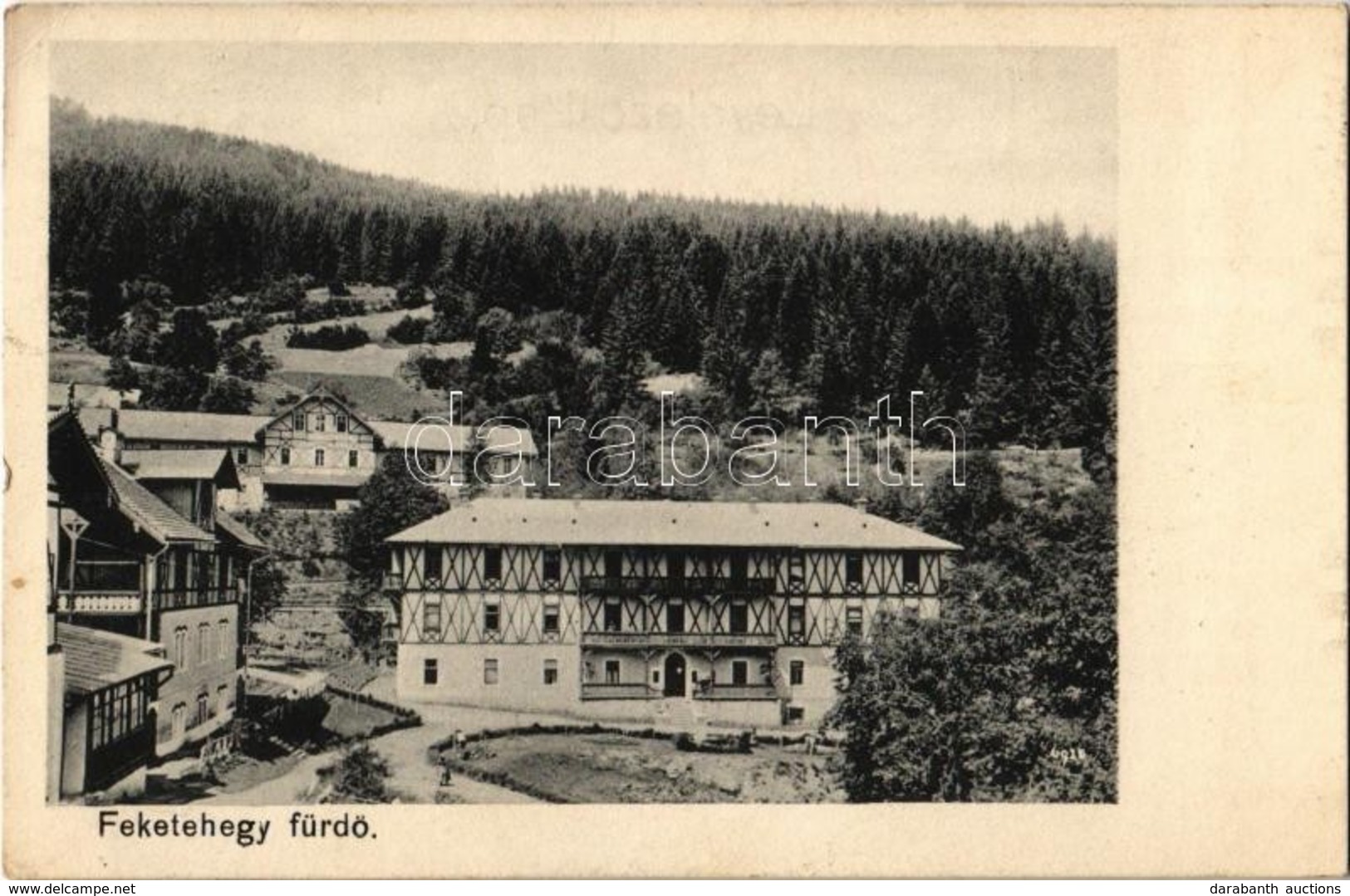 T2 1906 Feketehegy-fürdő, Cernohorské Kúpele (Merény, Nálepkovo); Nyaralók / Villas - Sonstige & Ohne Zuordnung