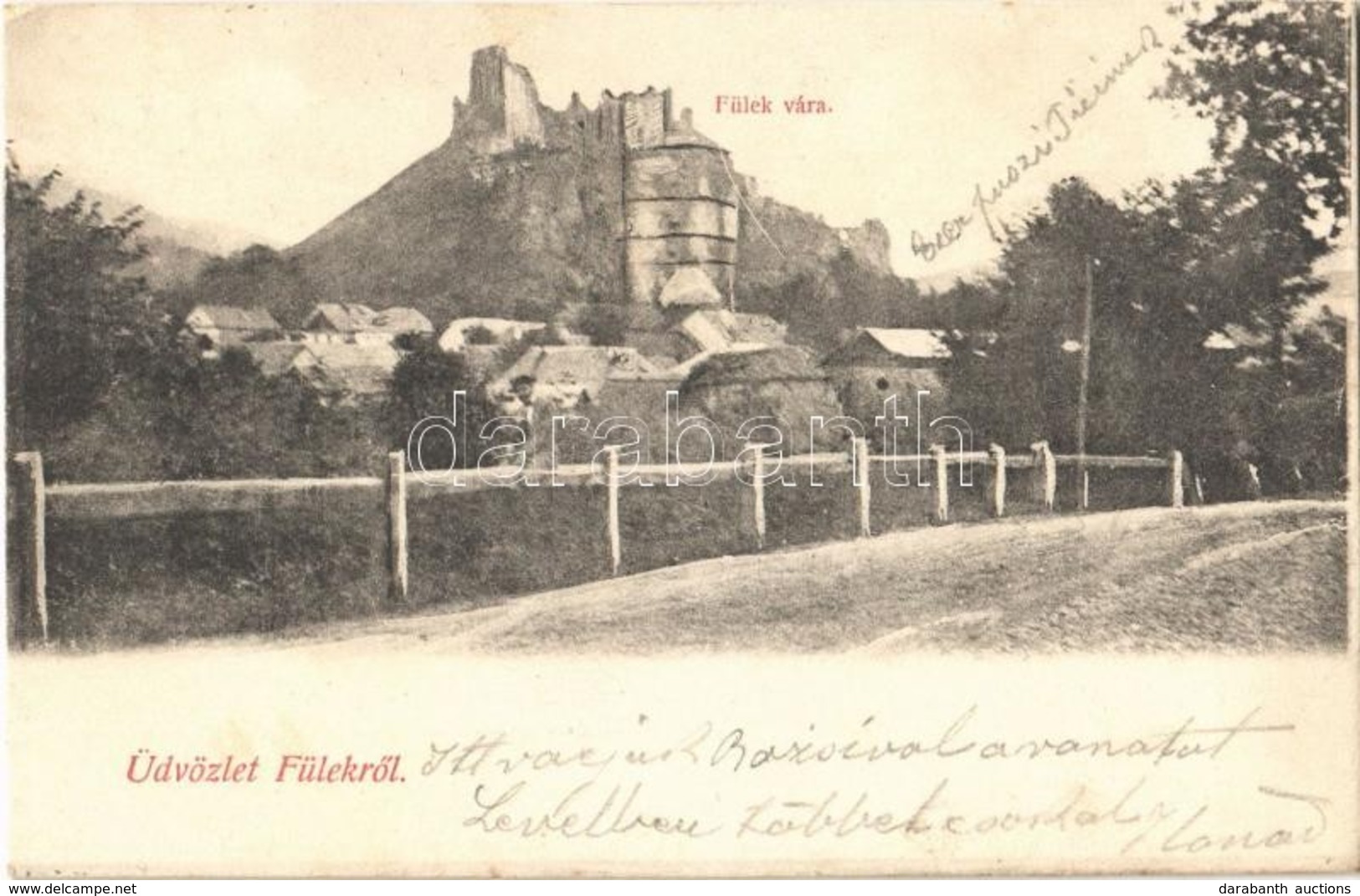 T2/T3 1905 Fülek, Filakovo; Fülek Vára / Filakovsky Hrad / Castle - Sonstige & Ohne Zuordnung