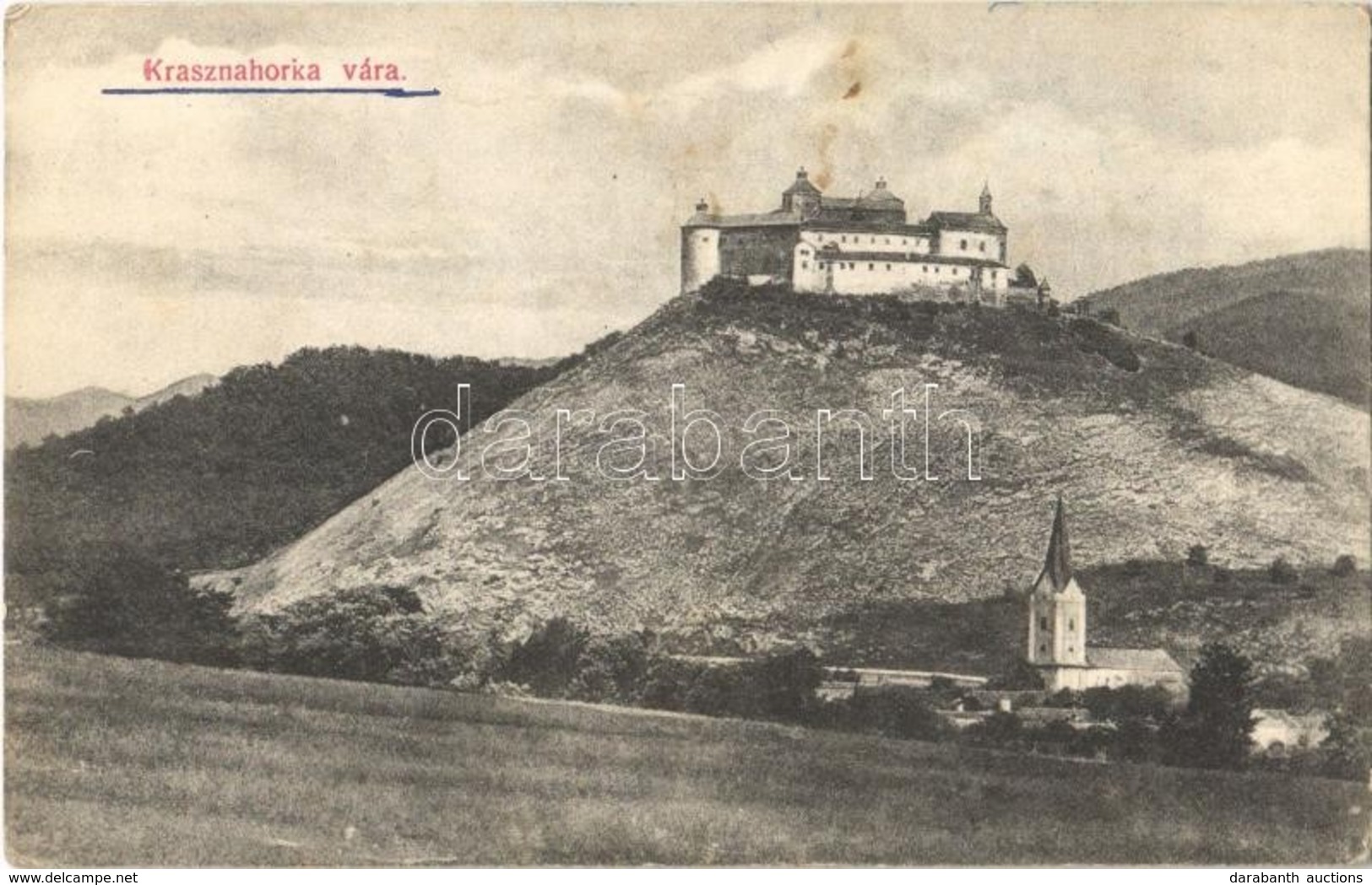 T2/T3 1916 Krasznahorkaváralja, Krásnohorské Podhradie; Krasznahorka Vára / Hrad Krásna Horka / Castle (fl) - Otros & Sin Clasificación