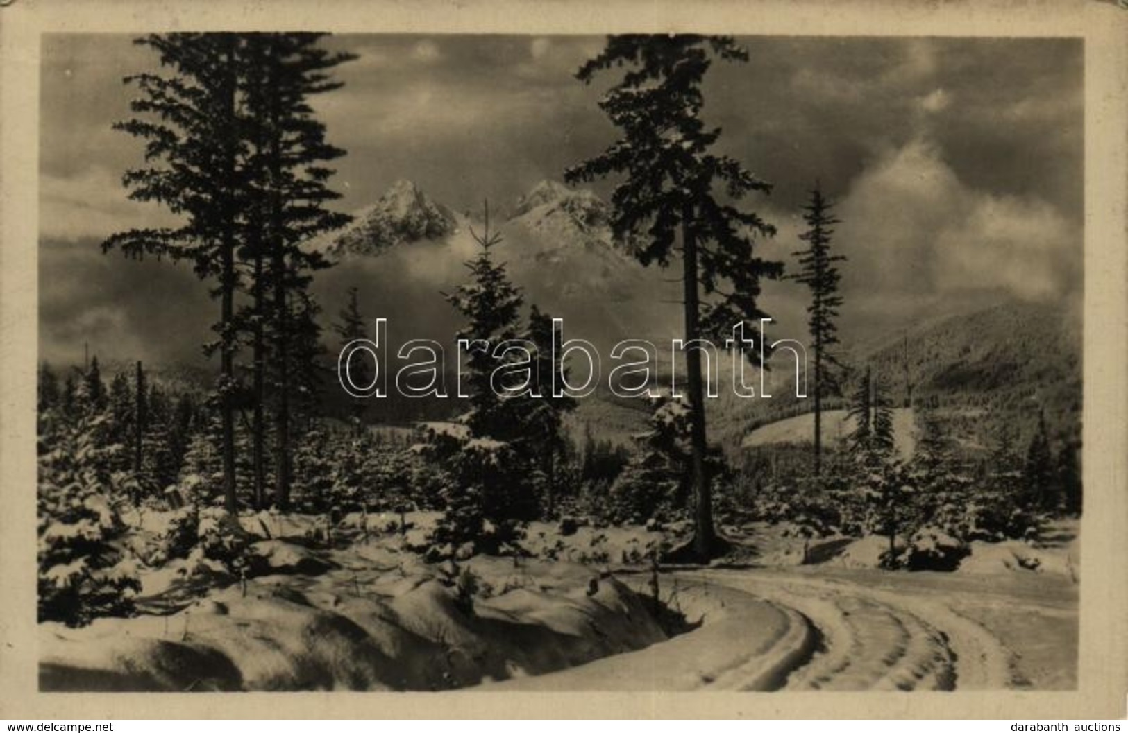 T2/T3 1947 Matlárháza, Tatranské Matliare (Magas-Tátra, Vysoké Tatry); Vyhlad Na Lomnicky Stít Od Matliar / Lomnici-csúc - Autres & Non Classés