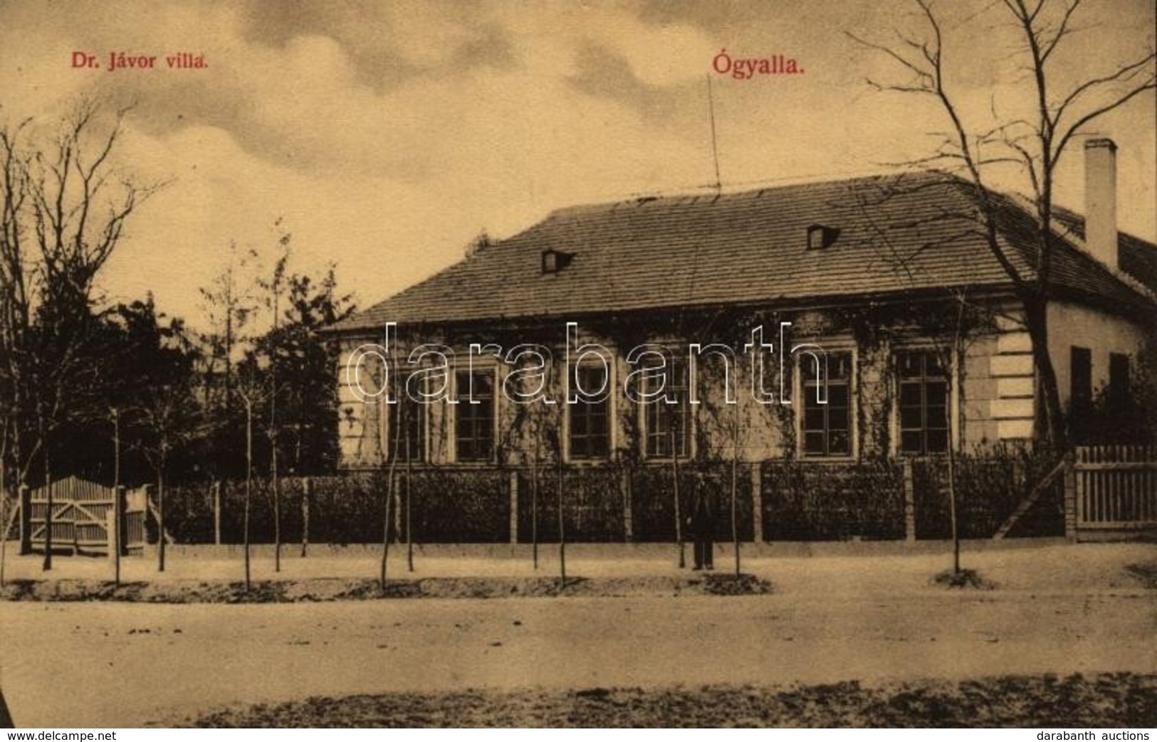 T3 1909 Ógyalla, Ó-Gyalla, Stara Dala, Hurbanovo; Dr. Jávor Villa / Castle, Villa (fa) - Autres & Non Classés