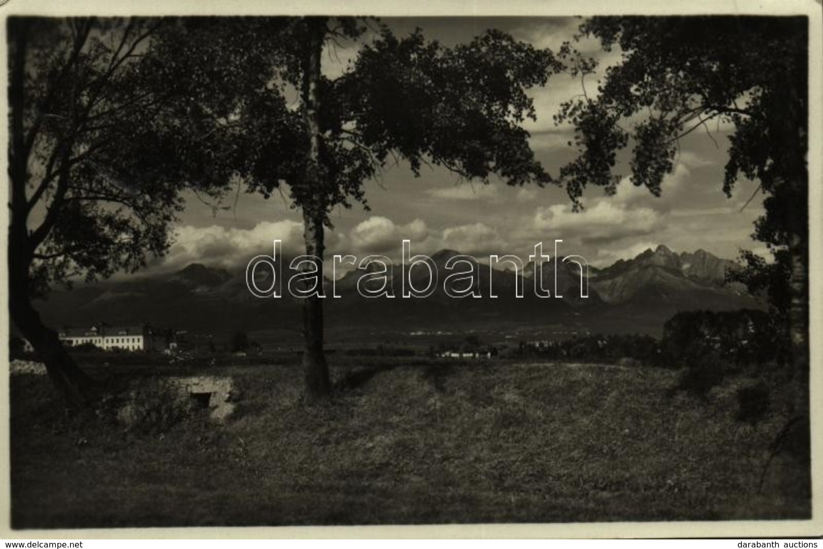 * T2/T3 Poprád (Magas-Tátra, Vysoké Tatry); 'Kriván' Photo (ragasztónyom / Gluemark) - Autres & Non Classés