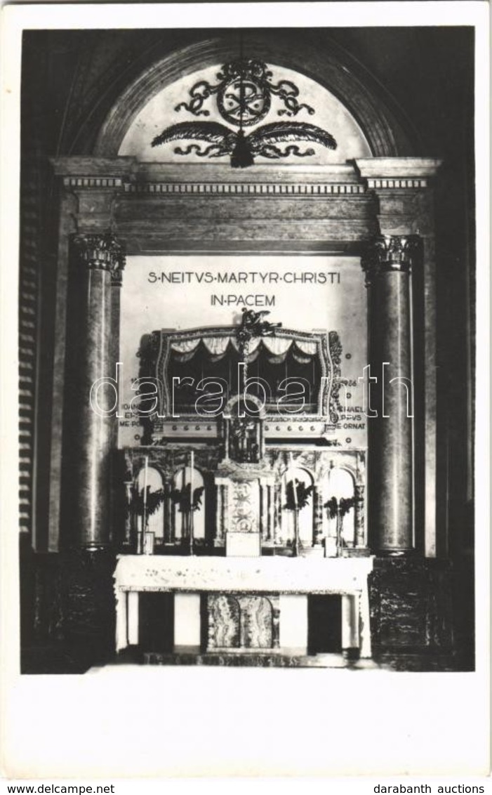 ** T1 Rozsnyó, Roznava; Szent Néti új Oltára A Székesegyházban / Cathedral Interior, Altar - Autres & Non Classés