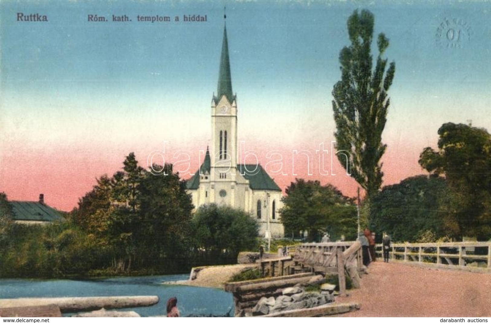 ** T2 Ruttka, Vrutky; Római Katolikus Templom, Híd / Church, Bridge - Autres & Non Classés