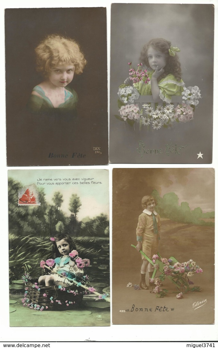 BEAU LOT DE 20 CARTES POSTALES FANTAISIE / ANNEE DEBUT 1900 . Cartes Ecrite .lot 7 FRAIS DE LIVRAISON VOIR ANNONCE - 5 - 99 Cartoline