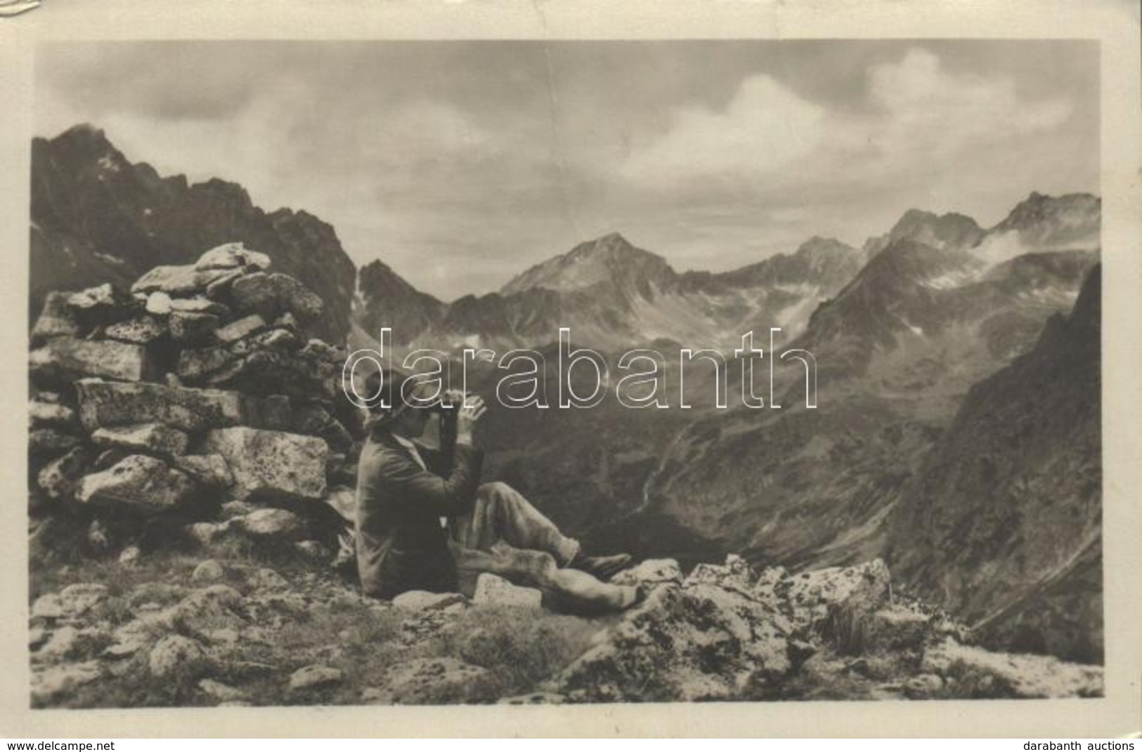 ** T3 Tátra, Vysoké Tatry; Ostrva, Pohlad Do Mengusovskej Doliny / Oszterva és A Menguszfalvi-völgy / Mountains, Valley  - Autres & Non Classés