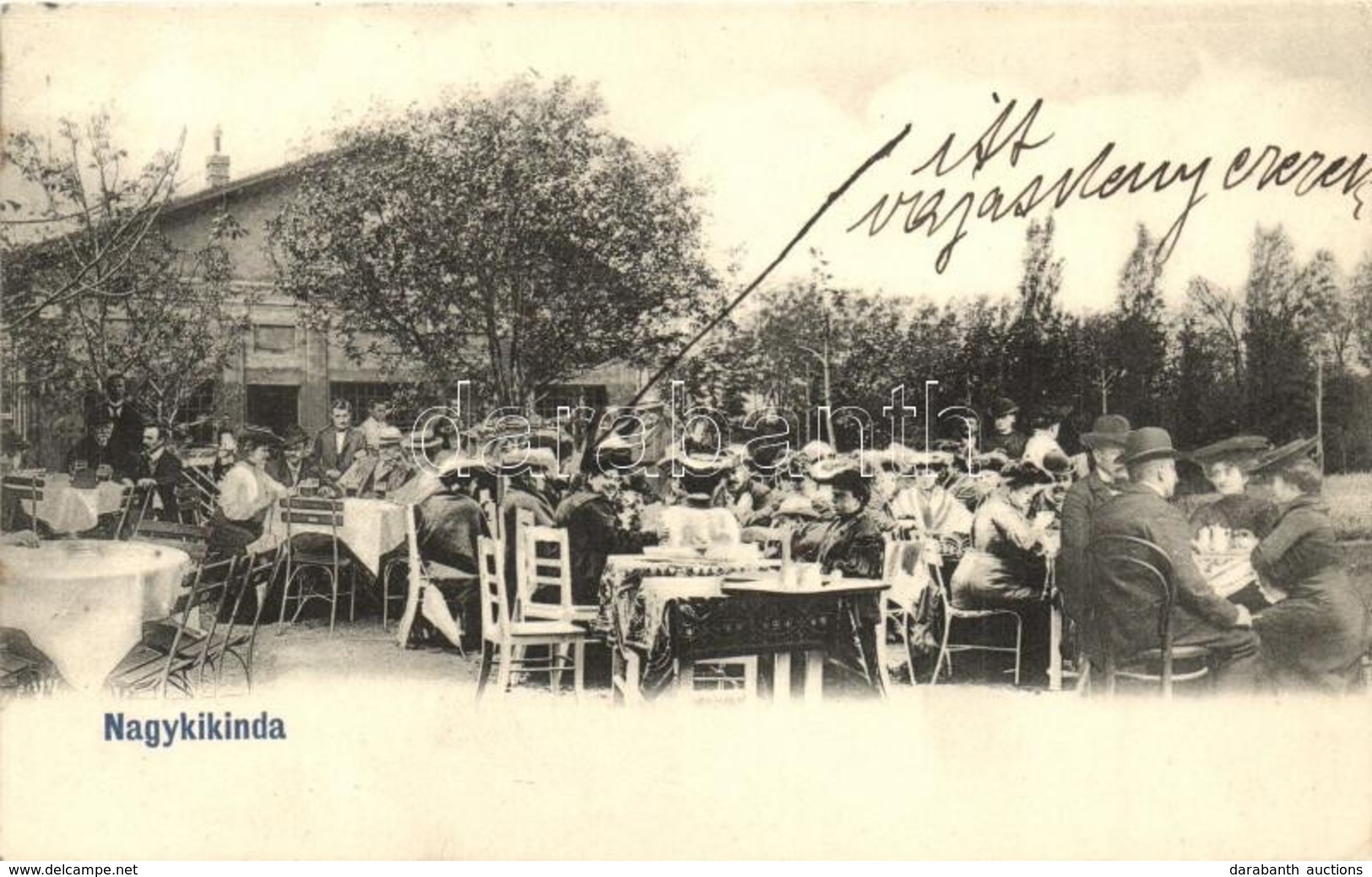 T2 Nagykikinda, Kikinda; Vendéglő Kerthelyisége / Restaurant Garden - Ohne Zuordnung