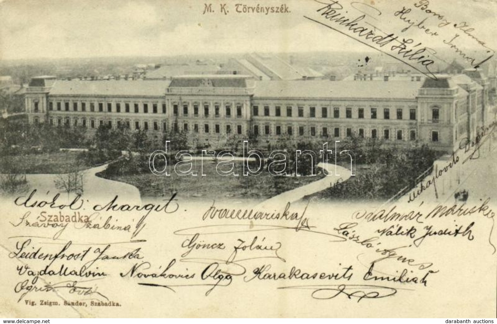 T3 1904 Szabadka, Subotica; M. K. Törvényszék / Tribunal Court (EB) - Non Classés