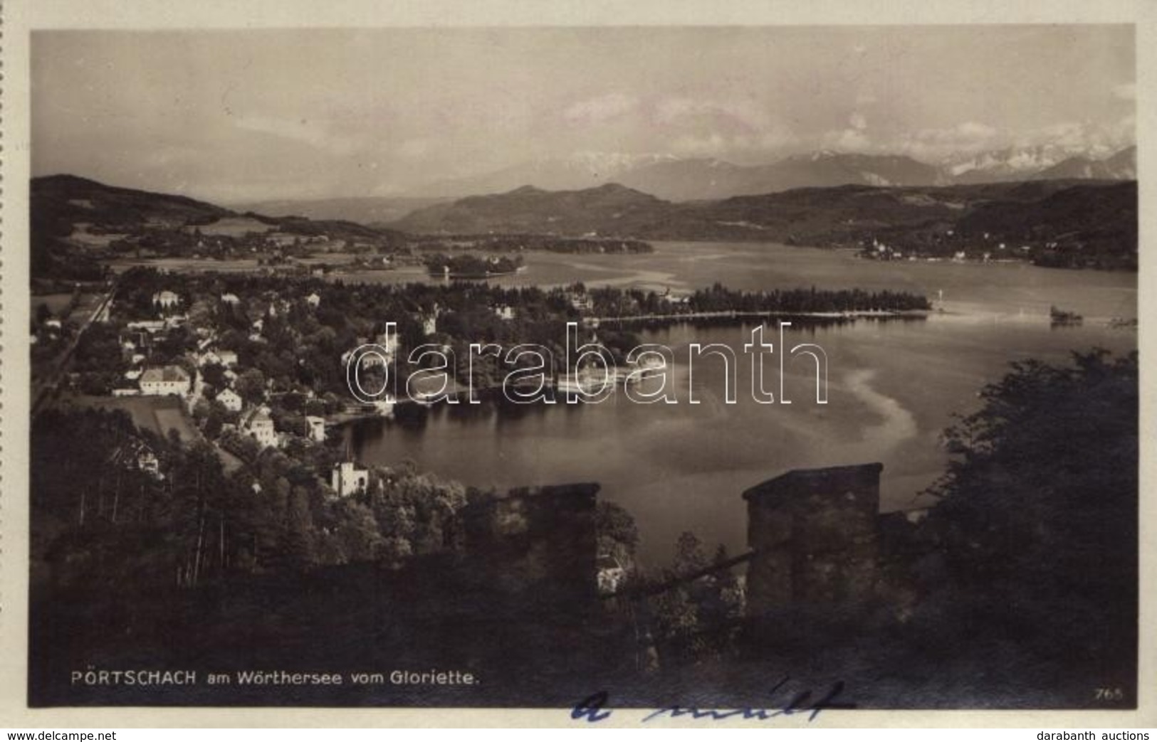 T1 1931 Pörtschach Am Wörther See Vom Gloriette / General View, Lake - Autres & Non Classés